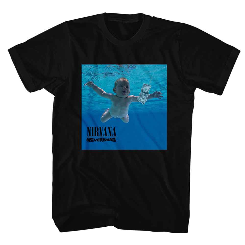 Nirvana - Nevermind Album (Black) XL [T-Shirt] – Rocking Horse Records