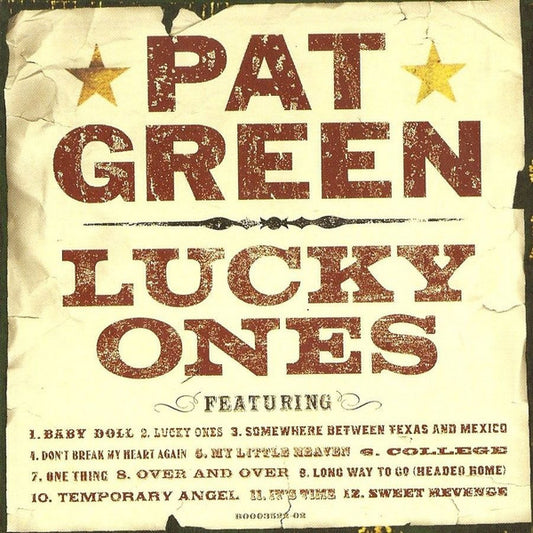 Green, Pat - Lucky Ones [CD] [Second Hand]