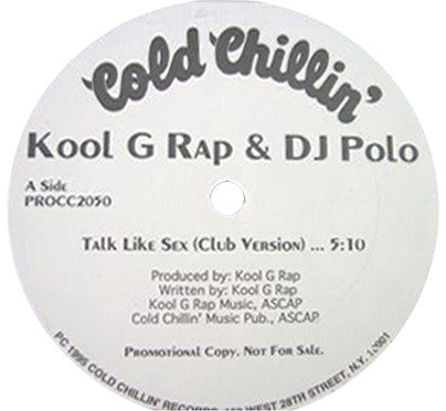 Kool G Rap and Dj Polo - Talk Like Sex [12 Inch Single] [Second Hand]