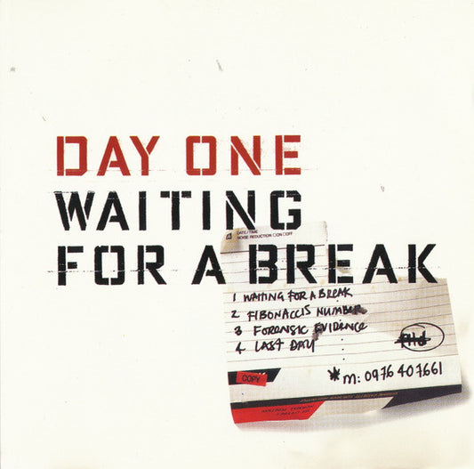 Day One - Waiting For A Break [7 Inch Single] [Second Hand]
