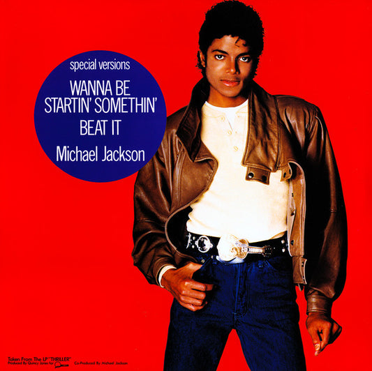 Jackson, Michael - Wanna Be Startin' Something' / Beat It [12 Inch Single] [Second Hand]
