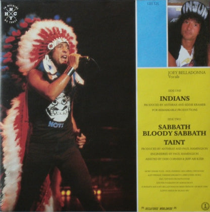 Anthrax - Indians [12 Inch Single] [Second Hand]