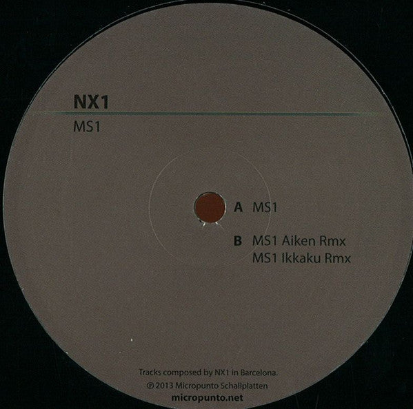 NX1 - MS1 [12 Inch Single] [Second Hand]