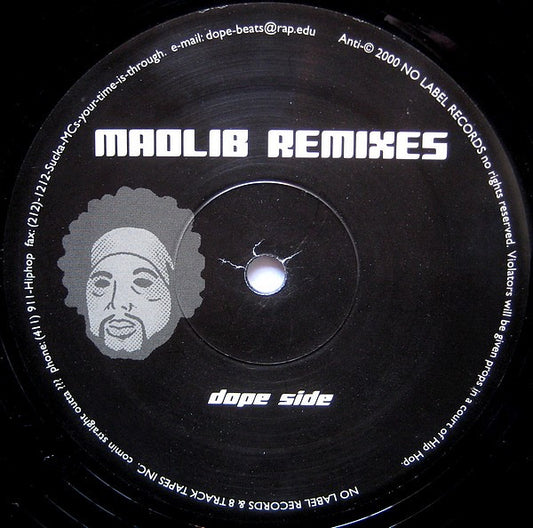 Madlib - Remixes [12 Inch Single] [Second Hand]