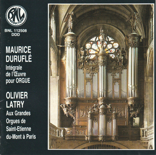 Durufle, Maurice - Integrale De L'oeuvre Pour Orgue [CD]