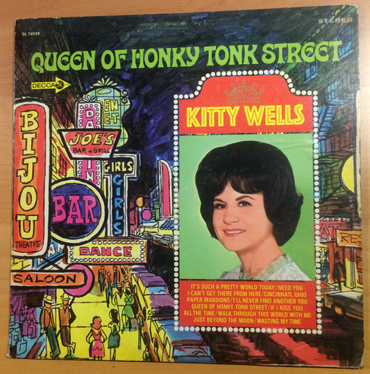 Wells, Kitty - Queen Of Honky Tonk Street [Vinyl] [Second Hand]