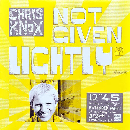 Knox, Chris - Not Given Lightly [12 Inch Single] [Second Hand]