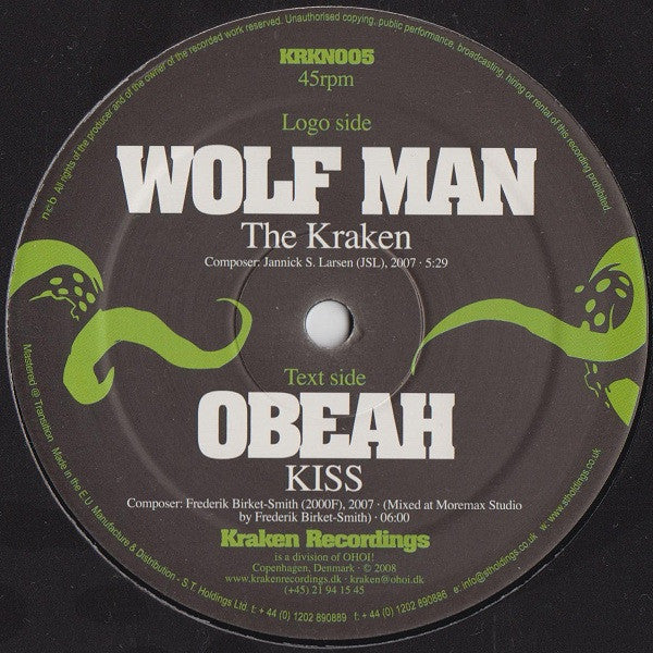 Wolf Man / Obeah - Kraken / Kiss [12 Inch Single] [Second Hand]
