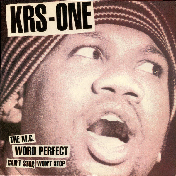 Krs-One - Can't Stop, Want Stop / Word Perfect / [12 Inch Single] [Second Hand]