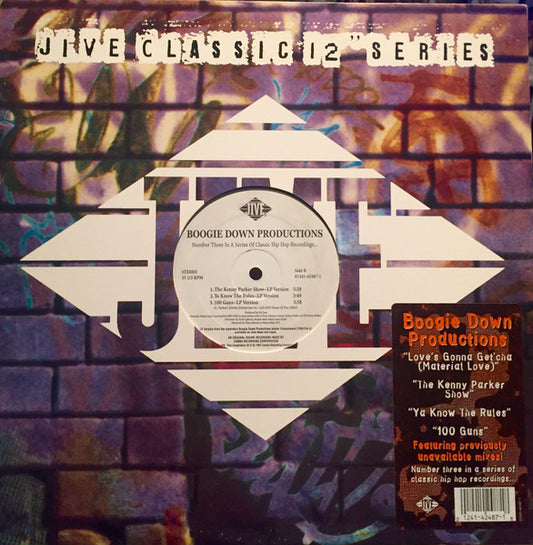 Boogie Down Productions - Love's Gonna Getcha (Material Love) / Ke [12 Inch Single] [Second Hand]