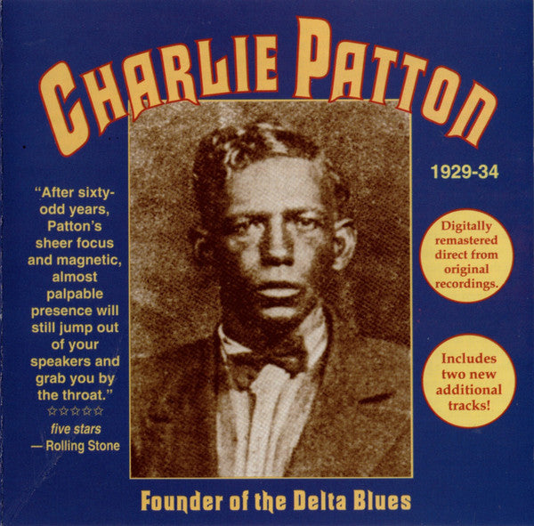 Patton, Charlie - Founder Of The Delta Blues [CD] [Second Hand]