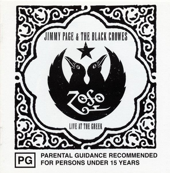 Page, Jimmy and The Black Crowes - Live At The Greek: 2CD [CD] [Second Hand]