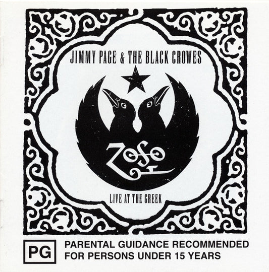 Page, Jimmy and The Black Crowes - Live At The Greek: 2CD [CD] [Second Hand]