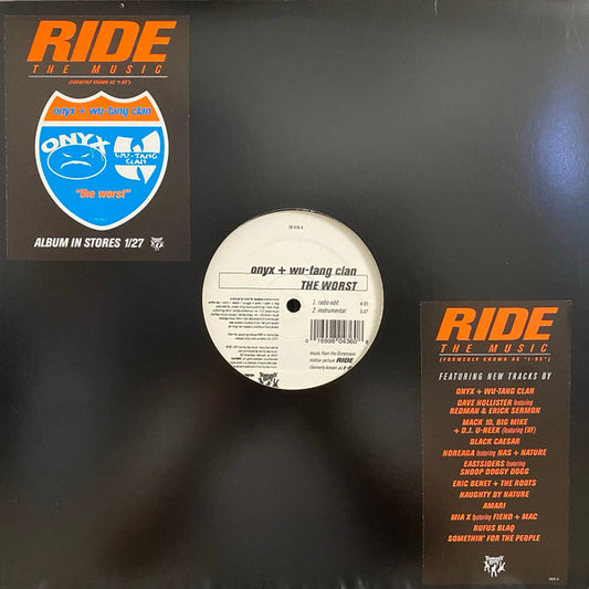 Onyx and Wu-Tang Clan - Worst [12 Inch Single] [Second Hand]