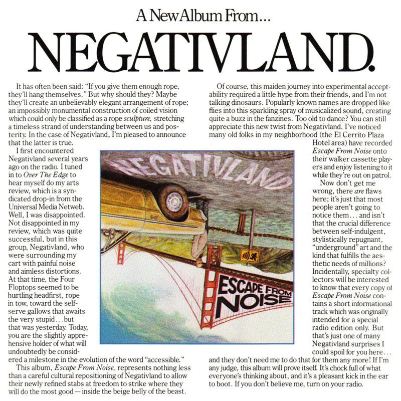 Negativland - Escape From Noise [Vinyl]