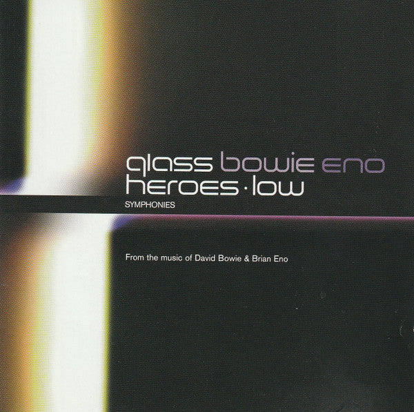 Bowie and Eno Meet Glass - Heroes / Low Symphonies: 2CD [CD] [Second Hand]