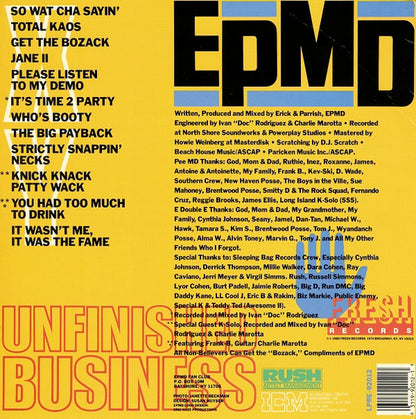 Epmd - Unfinished Business [Vinyl] [Second Hand]