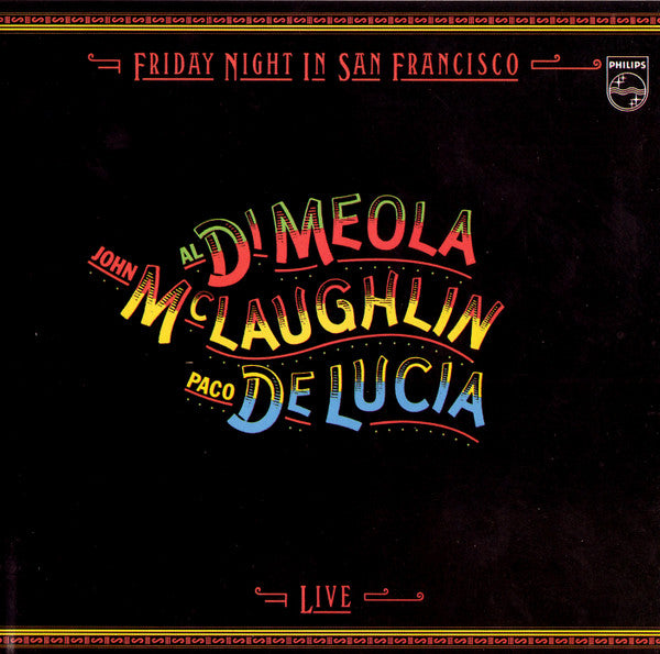Di Meola, Al / Mclaughlin, John / Deluci - Friday Night In San Francisco [CD] [Second Hand]