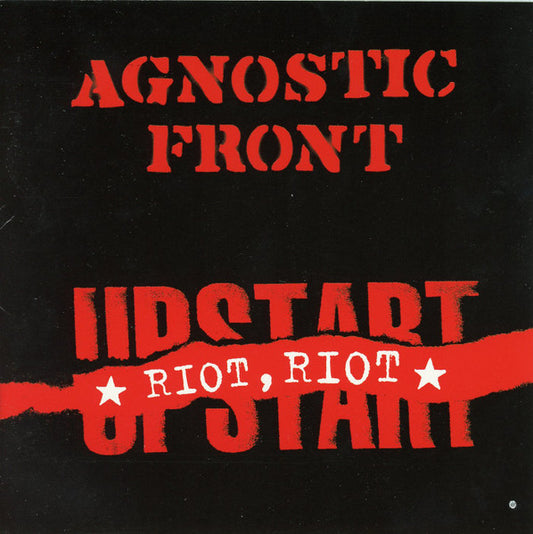 Agnostic Front - Riot, Riot, Upstart [Vinyl] [Second Hand]