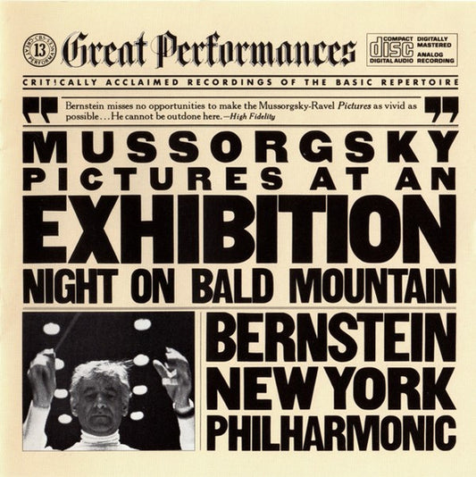 Mussorgsky / Bernstein / New York Phil - Pictures At An Ehibition / Night On Bald [CD] [Second Hand]