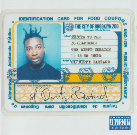 Ol' Dirty Bastard - Return To The 36 Chambers [CD] [Second Hand]