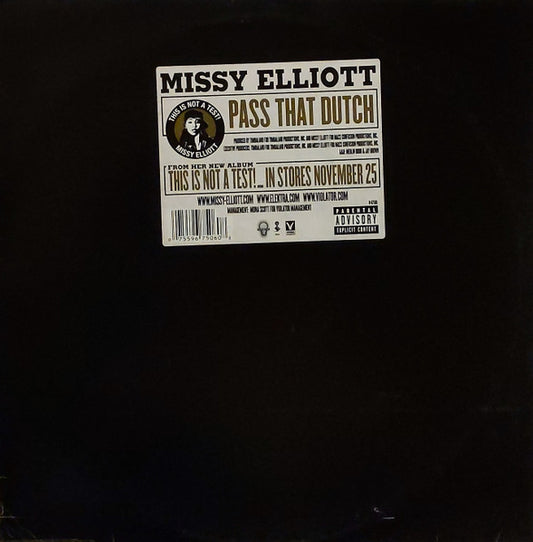 Elliott, Missy - Pass That Dutch [12 Inch Single] [Second Hand]