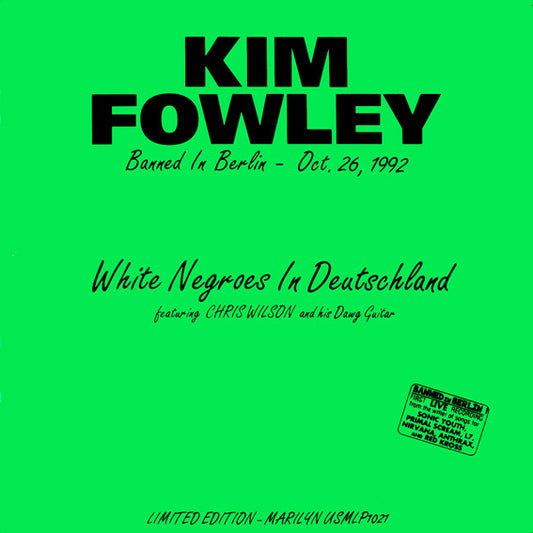 Fowley, Kim - In Deutschland [Vinyl]