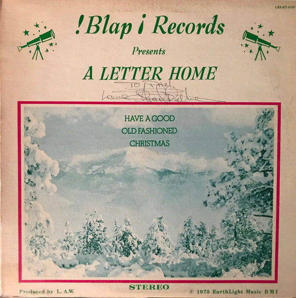 A Letter Home - Have A Good Old Fashioned Christmas [Vinyl]