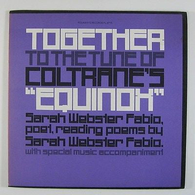 Fabio, Sarah Webster - Together To The Tune Of Coltrane's [Vinyl]