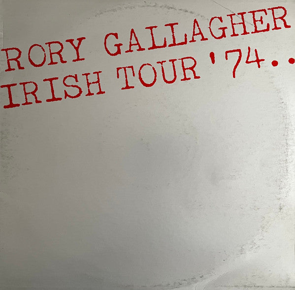 Gallagher, Rory - Irish Tour '74 [Vinyl] [Second Hand]