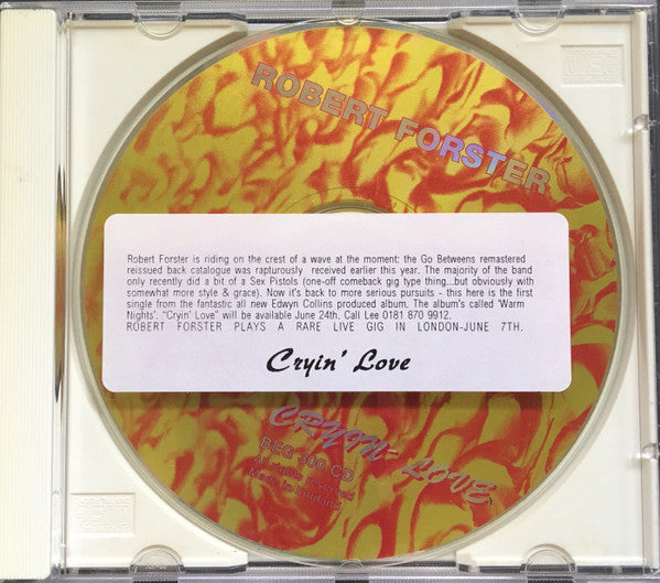 Forster, Robert - Cryin' Love [CD Single] [Second Hand]