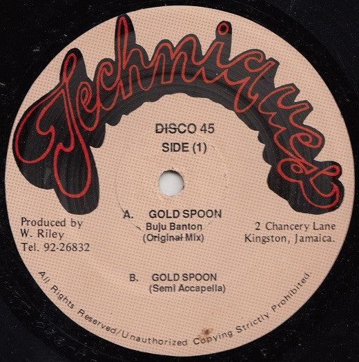 Banton, Buju - Gold Spoon [12 Inch Single] [Second Hand]