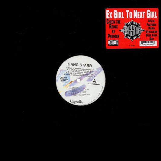 Gang Starr - Ex Girl To Next Girl / B.Y.S. [12 Inch Single] [Second Hand]