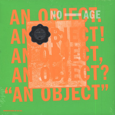 No Age - An Object [CD] [Second Hand]