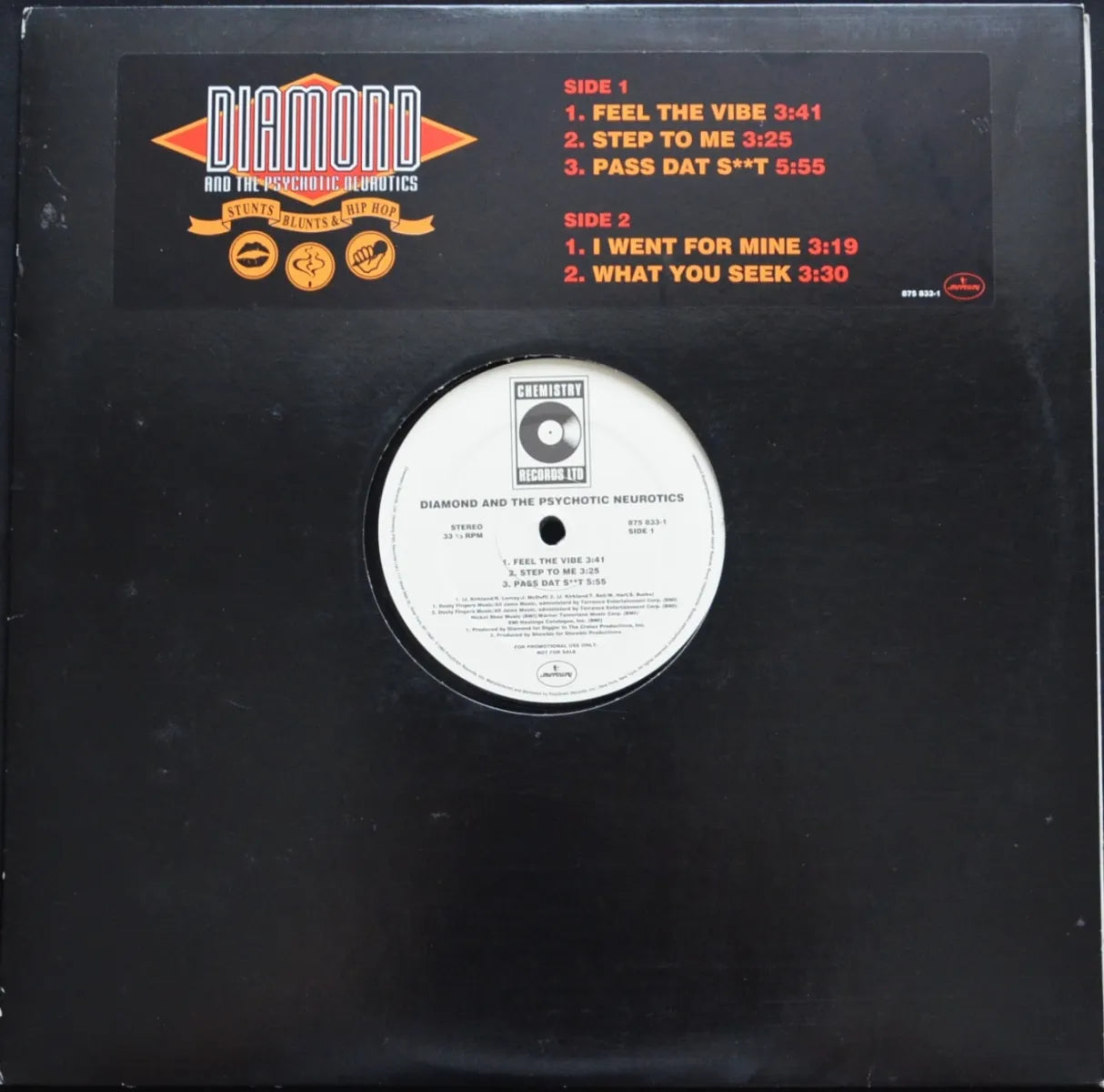 Diamond and the Psychotic Neurotics - Feel The Vibe [12 Inch Single] [Second Hand]