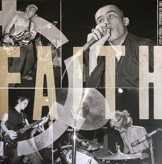 Faith - Live At Cbgbs   December 29 1981 [Vinyl]