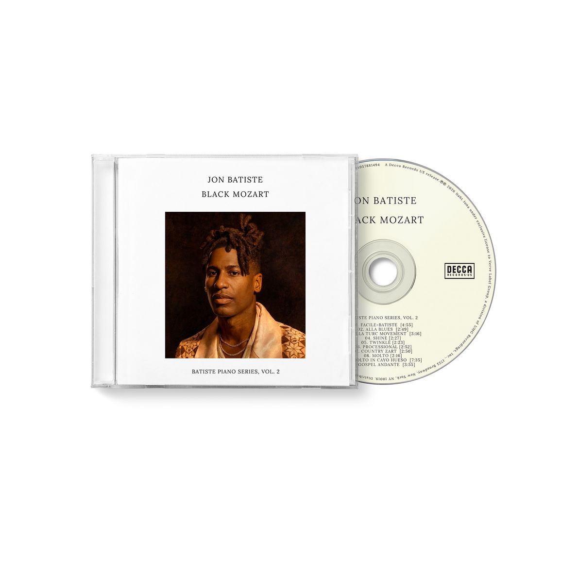 Batiste, Jon - Black Mozart: Batiste Piano Series, Vol [CD] [Pre-Order]