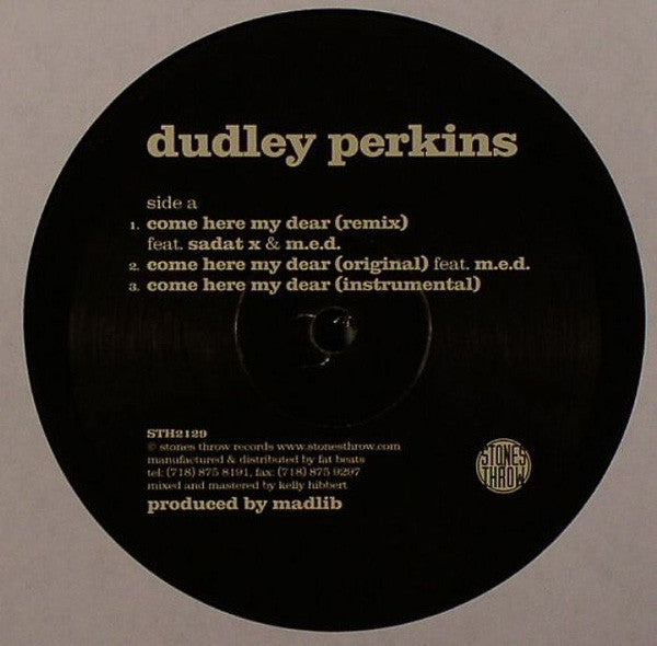 Perkins, Dudley - Come Here My Dear (Remix / Original / [12 Inch Single] [Second Hand]