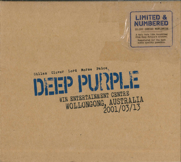 Deep Purple - Live In Woolongong 2001: 2CD [CD] [Second Hand]