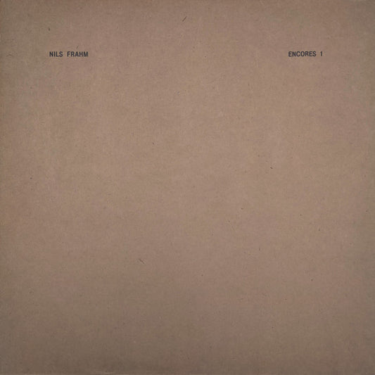 Frahm, Nils - Encores 1 [Vinyl] [Second Hand]