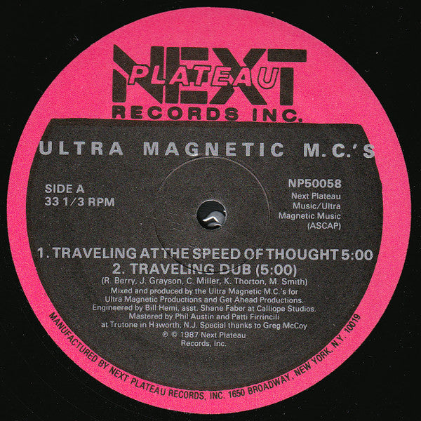 Ultramagnetic Mc's - Travelling At The Speed Of Thought [12 Inch Single] [Second Hand]