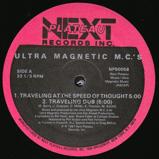 Ultramagnetic Mc's - Travelling At The Speed Of Thought [12 Inch Single] [Second Hand]