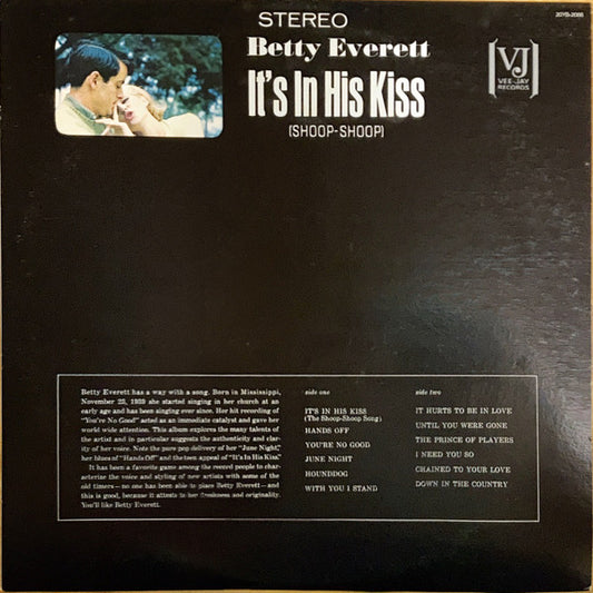 Everett, Betty - It's In His Kiss (Shoop Shoop ) [Vinyl] [Second Hand]