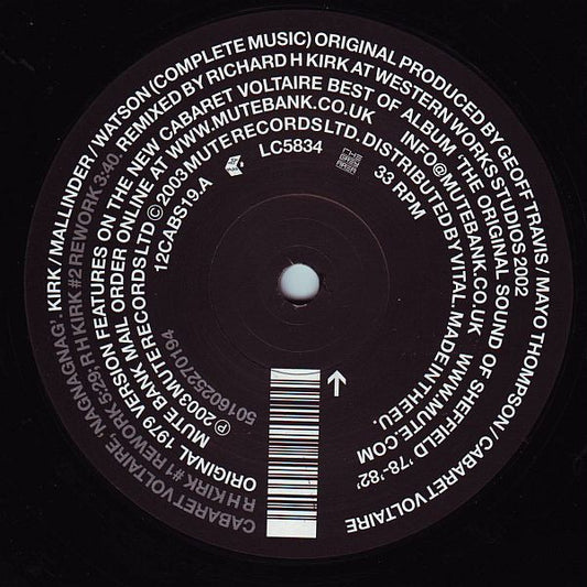 Cabaret Voltaire - Nag Nag Nag [12 Inch Single] [Second Hand]