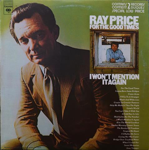 Price, Ray - For The Good Times / I Won't Mention It [CD] [Second Hand]