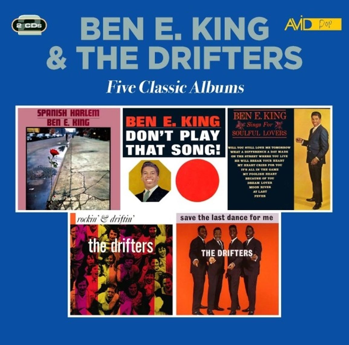 King, Ben E. and The Drifters - Five Classic Albums: 2CD [CD]