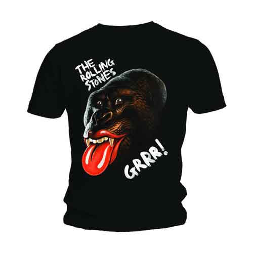 Rolling Stones - Grrr Black Gorilla (Black) Large [T-Shirt]