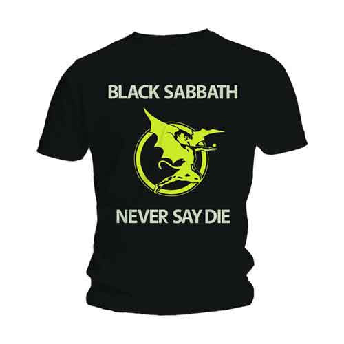 Black Sabbath - Never Say Die (Black) Large [T-Shirt]