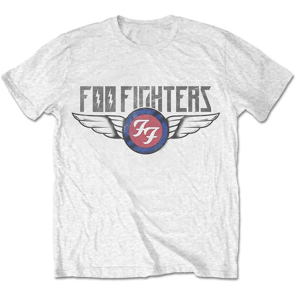 Foo Fighters - Flash Wings (White) Medium [T-Shirt]