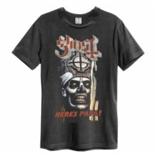 Ghost - Here's Papa Vtge (Charcoal) Small [T-Shirt]